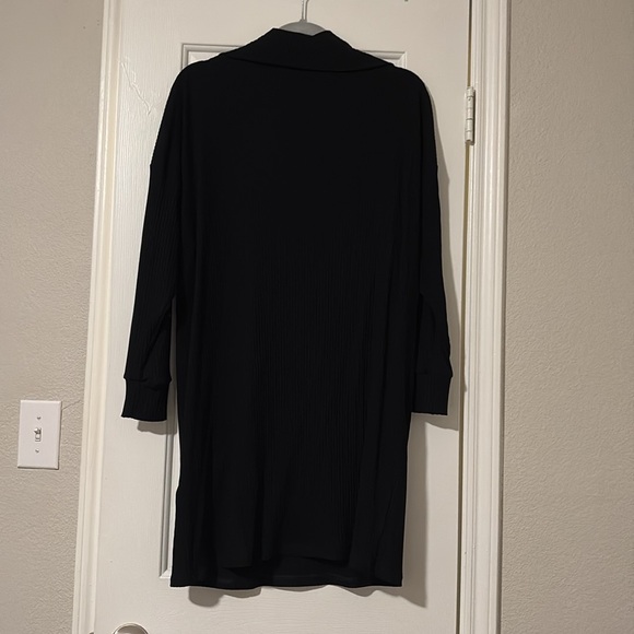 Collar Rib Tunic Dress - Picture 8 of 8